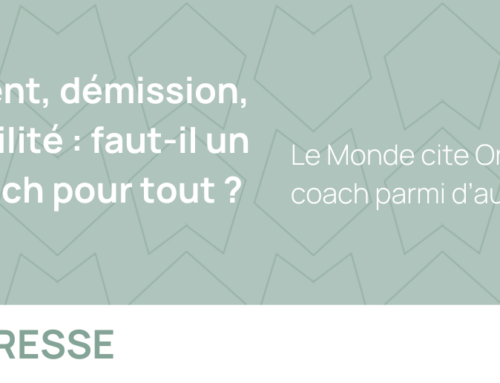 Le Monde cite Origami&Co comme coach parmi d’autres