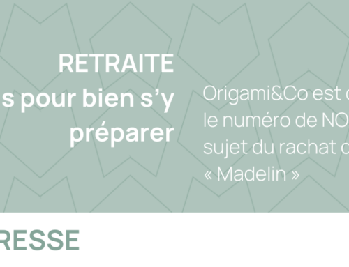 Origami&Co est citée dans le numéro de NOV-DEC de PEP’S